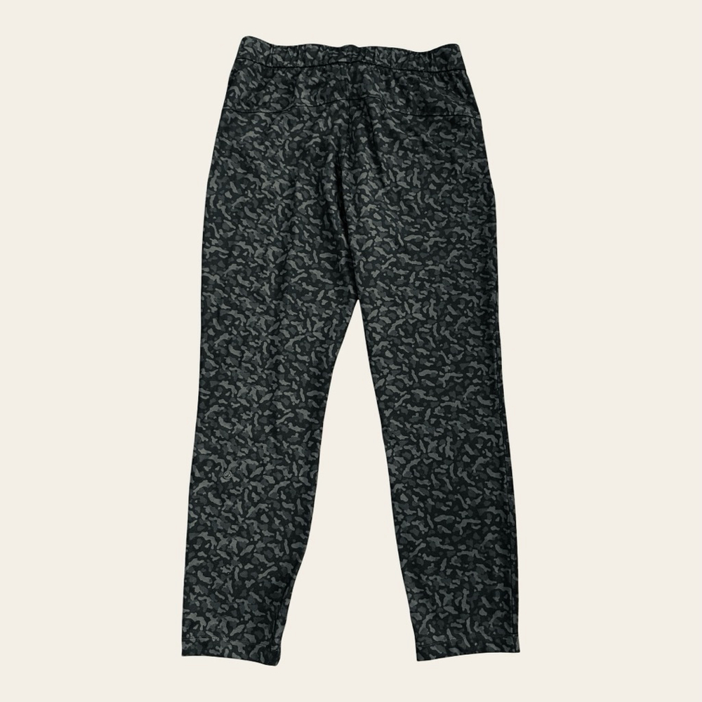 Nwot CRZ YOGA Drawstring 4-Way Stretch Ankle Pants Black Gray Size 8 - Picture 5 of 11